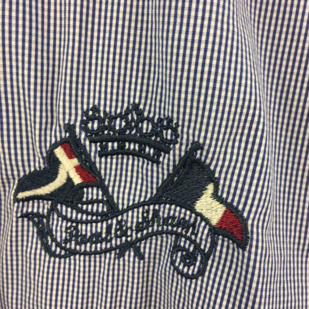 Paul Shark Shirt Women 40 Yachting Gingham Plaid - Picture 3 of 7